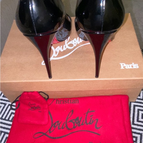 Women’s Christian Louboutin pigalle follies, 100 size 38 made in Italy - Picture 2 of 6